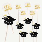 Examen Yes You Did It Drinkpinnar Svart/Guld