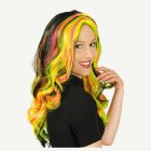 Anime Peruk Svart/Neon
