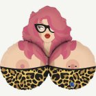 Mrs. Boobies Folieballong