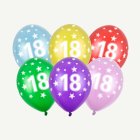 18 År Ballonger Färgmix