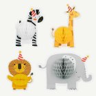 Safari Party Honeycomb Figurer