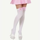 Stay Ups Rosa Rosett Strumpor Vita