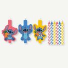 Stitch® Tårtljus Flerfärgade