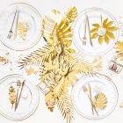Tropiska Blad Guld