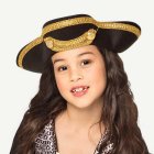 Pirat Barnhatt Guld/Svart