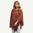 Hippie Poncho Brun