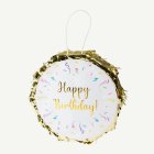 Hopfällbar Födelsedag Piñata Guld