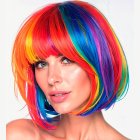 Pride Bob Peruk Regnbåge
