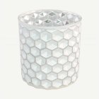 Geometrisk Värmeljushållare Silver