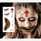 Zombie Falska Ansiktstatueringar