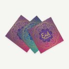 Eid Mubarak Servetter Lila/Blå