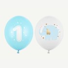 1 År Ballongmix Ljusblå