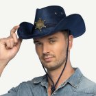 Tennessee Mocka Cowboyhatt Mörkblå
