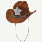 Mini Cowboyhatt Brun