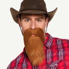 Cowboy Skägg Brun
