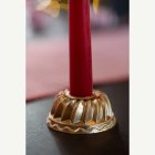 Kakform Ljusstake Guld