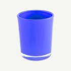 Glas Värmeljushållare Kungsblå