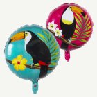 Rund Tropical Party Folieballong
