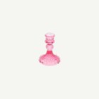 Antik Glasljusstake Rosa