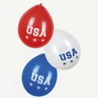 USA Ballonger Röd/Blå/Vit