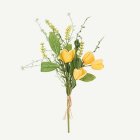 Konstgjord Tulipan Blomsterkvist Gul/Grön