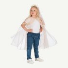 Prinsessa Cape & Hårband Barndräkt