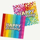 Rainbow Birthday Servetter