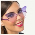 Fjärilsformade Glasögon Lila