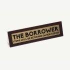 Kontorsskylt Titel - The Borrower