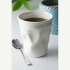 Skrynklig Mugg Vit