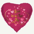 Love Is In The Air Hjärta Folieballong