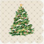 Traditionel Julgran Servetter
