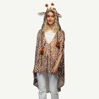 Giraff Poncho Maskeraddräkt