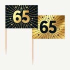 65 År Golden Celebrations Tårtpinnar