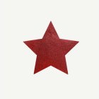 Glitter Bordstabletter Stjärna Röd