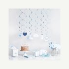 Babyshower Spiraler Blå