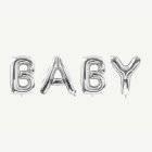 Baby Folieballonger Silver