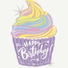 Happy Birthday Cupcake Folieballong