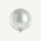 Krom latexballong silver