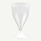 Återanvändbara Champagneglas Vit