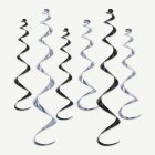 Hollywood Swirls Svart/Silver