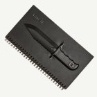 3D Taktisk Kniv Anteckningsbok