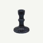 Glas Ljusstake Svart