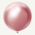Premium Gigantiska Latexballonger Chrome Rosa