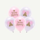 Prinsessslott Happy Birthday Ballonger