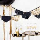 Fransgirlang Svart/Guld