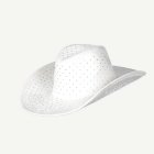 Strass Cowboyhatt Vit