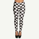 Racing Leggings Svart Vit