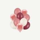 Ballongbukett Pastell Rosa