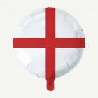 Rund Flagga England Folieballong